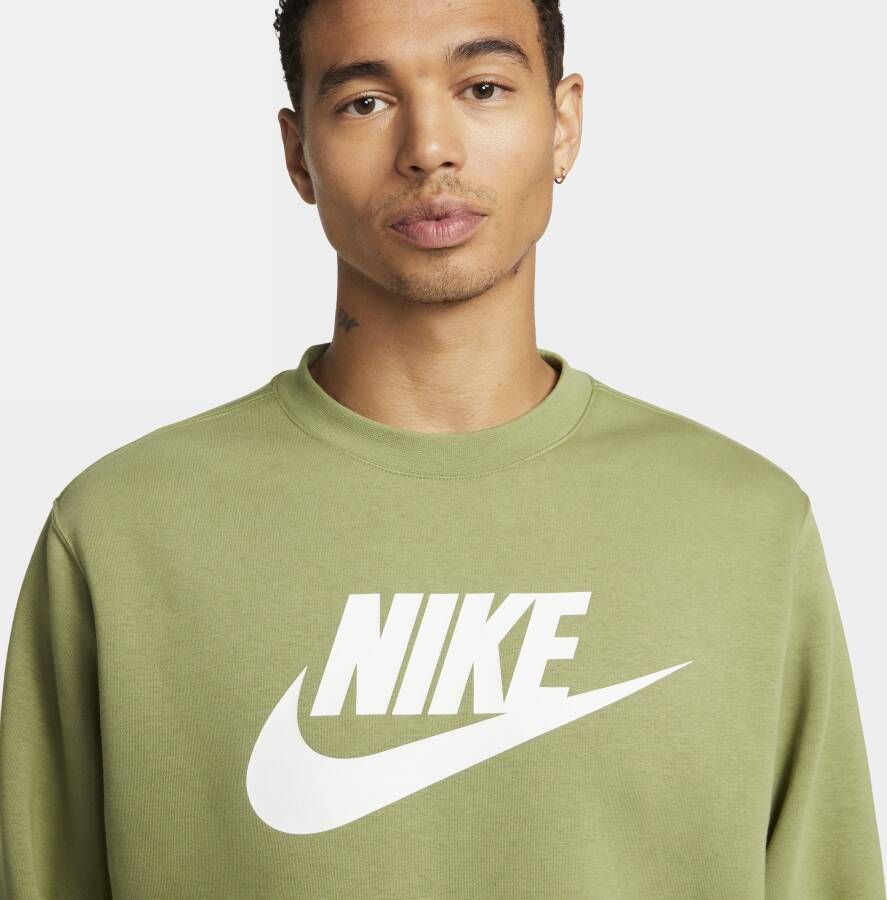 Nike Sportswear Club Fleece Herenshirt met ronde hals en graphic Groen