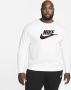 Nike Sportswear Club Fleece Herenshirt met ronde hals en graphic Wit - Thumbnail 5