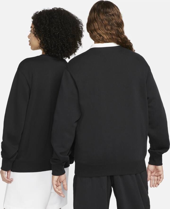 Nike Sportswear Club Fleece Herenshirt met ronde hals en graphic Zwart