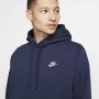 Nike Comfortabele en stijlvolle Sportswear Club hoodie Blauw Unisex - Thumbnail 11