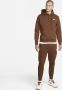 Nike Fleece Hoodie met Trekkoordcapuchon Brown Heren - Thumbnail 5