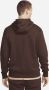 Nike Sportswear Club Fleece Hoodie Brown Heren - Thumbnail 2