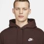 Nike Sportswear Club Fleece Hoodie Brown Heren - Thumbnail 3