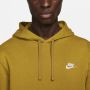 Nike Sportswear Club Bruin Sweater met Capuchon Heren - Thumbnail 5