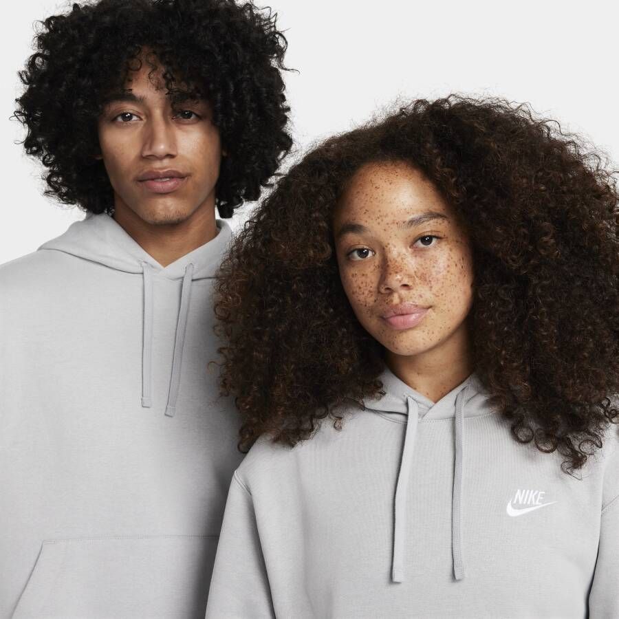 Nike Sportswear Club Fleece Hoodie Grijs