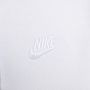 Nike Sportswear Club Fleece Hoodie Grijs Wit White Heren - Thumbnail 3
