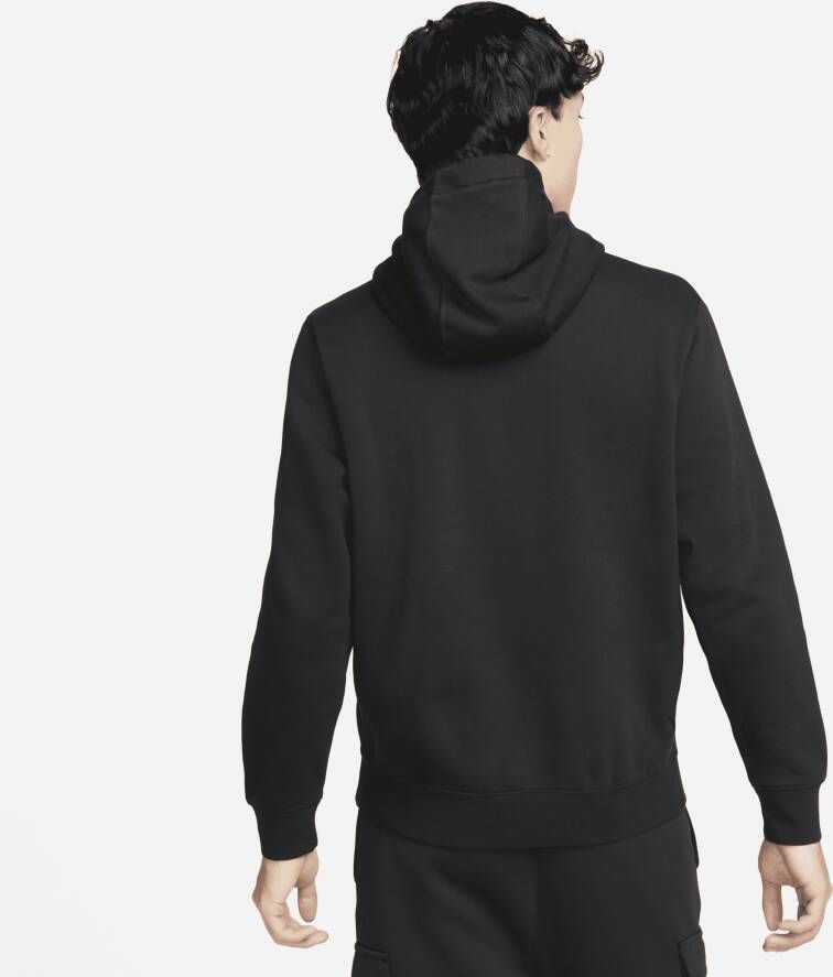 Nike Sportswear Club Fleece Hoodie met graphic voor heren Zwart
