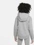 Nike Sportswear Club Fleece Hoodie met rits over de hele lengte voor meisjes Grijs - Thumbnail 3