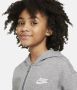 Nike Sportswear Club Fleece Hoodie met rits over de hele lengte voor meisjes Grijs - Thumbnail 5