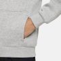 Nike Sportswear Club Fleece hoodie met rits voor kids Grijs - Thumbnail 5