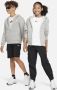 Nike Sportswear Club Fleece hoodie met rits voor kids Grijs - Thumbnail 6