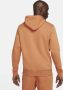 Nike Sportswear Club Fleece Hoodie Orange Heren - Thumbnail 3