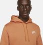 Nike Sportswear Club Fleece Hoodie Orange Heren - Thumbnail 4