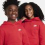 Nike Sportswear Club Fleece Hoodie voor kids Rood - Thumbnail 3