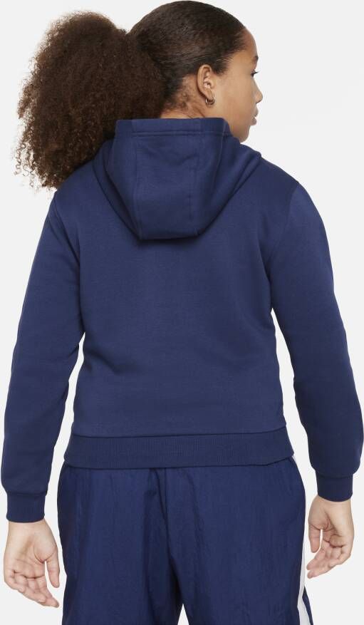 Nike Sportswear Club Fleece hoodie voor kids (ruimere maten) Blauw - Foto 2
