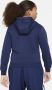 Nike Sportswear Club Fleece hoodie voor kids (ruimere maten) Blauw - Thumbnail 2