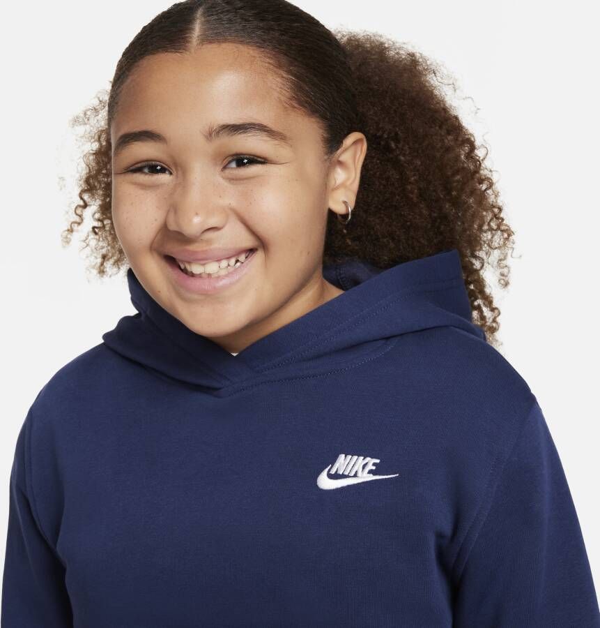 Nike Sportswear Club Fleece hoodie voor kids (ruimere maten) Blauw - Foto 3
