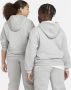 Nike Sportswear Club Fleece hoodie voor kids (ruimere maten) Grijs - Thumbnail 2