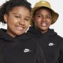 Nike Sportswear Club Fleece hoodie voor kids (ruimere maten) Zwart - Thumbnail 3