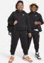 Nike Sportswear Club Fleece hoodie voor kids (ruimere maten) Zwart - Thumbnail 4