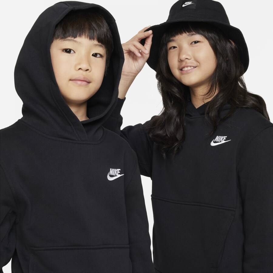 Nike Sportswear Club Fleece Hoodie voor kids Zwart