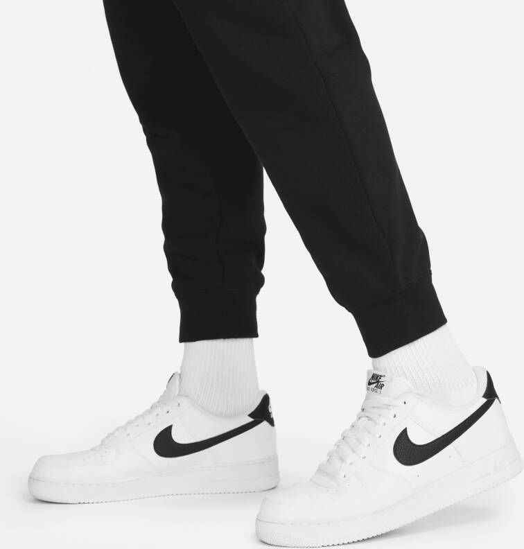 Nike Sportswear Club Fleece Joggingbroek met halfhoge taille voor dames Zwart