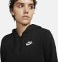Nike Sportieve Hoodiejurk met Zijsplitten Gray Dames - Thumbnail 3
