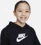 Nike Sportswear Club Fleece korte hoodie voor meisjes Zwart - Thumbnail 3