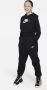 Nike Sportswear Club Fleece korte hoodie voor meisjes Zwart - Thumbnail 5