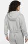 Nike Sportswear Club Fleece Korte oversized hoodie met graphic voor dames Grijs - Thumbnail 2