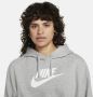 Nike Sportswear Club Fleece Korte oversized hoodie met graphic voor dames Grijs - Thumbnail 3