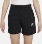 Nike Sportswear Club Fleece meisjesshorts van sweatstof (13 cm) Zwart - Thumbnail 2