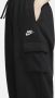 Nike Sportswear Club Fleece Oversized cargo trainingsbroek met halfhoge taille voor dames Zwart - Thumbnail 5