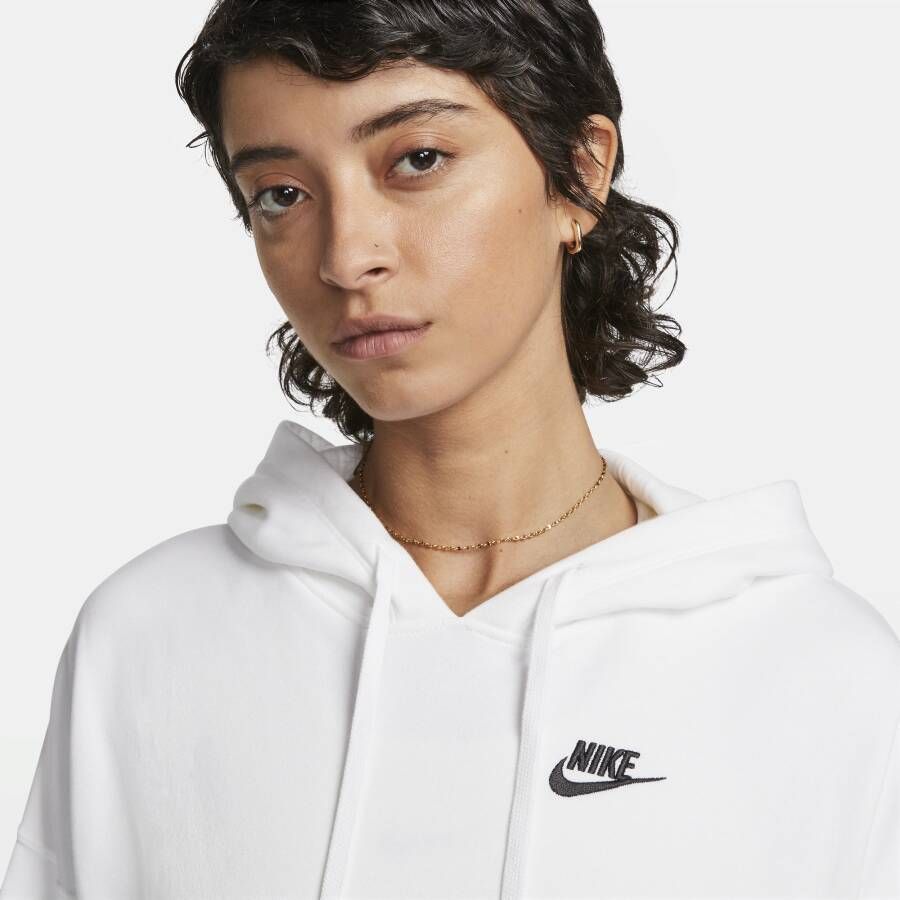 Nike Sportswear Club Fleece Oversized dameshoodie Wit