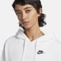 Nike Oversized Hoodie Sportswear Club Fleece White Dames - Thumbnail 3