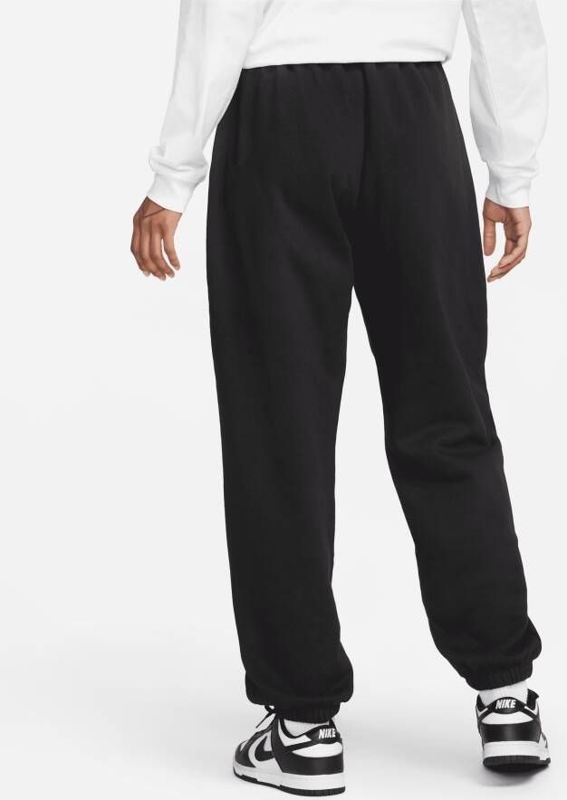 Nike Sportswear Club Fleece Oversized joggingbroek met halfhoge taille voor dames Zwart - Foto 6