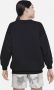 Nike Sportswear Club Fleece oversized sweatshirt voor meisjes Zwart - Thumbnail 2