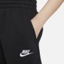 Nike Sportswear Club Fleece ruimvallende meisjesbroek Zwart - Thumbnail 7