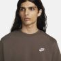 Nike Sportswear Club Fleece Shirt met ronde hals Bruin - Thumbnail 3