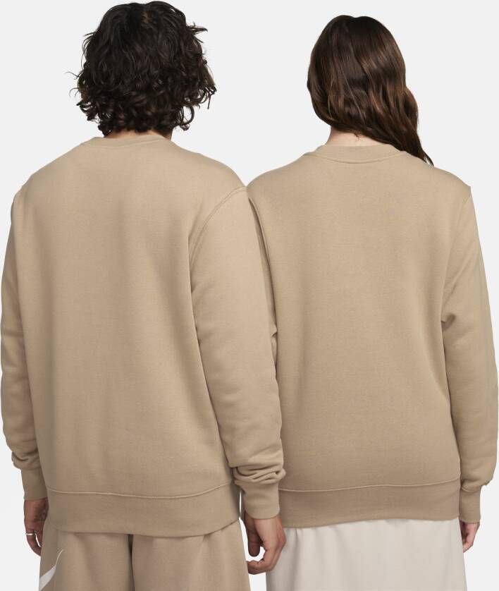 Nike Sportswear Club Fleece Herentop met ronde hals Bruin