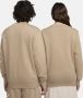 Nike Khaki Wit Crewneck Sweatshirt Lange Mouwen Beige Heren - Thumbnail 2