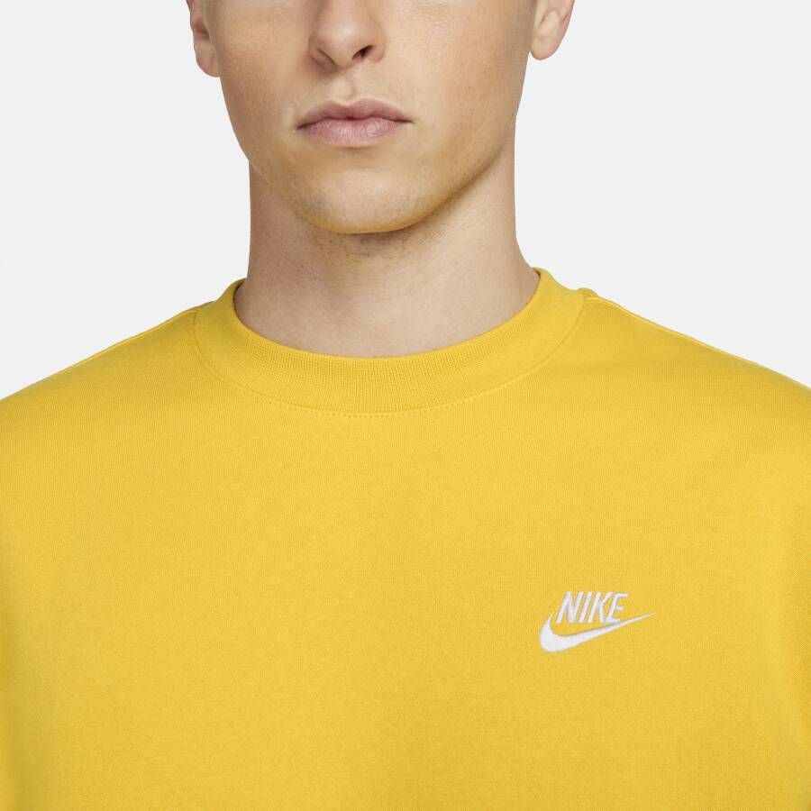 Nike Sportswear Club Fleece Shirt met ronde hals Geel