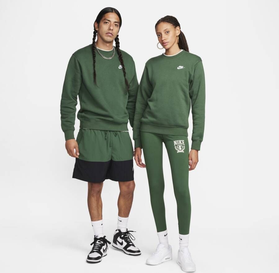Nike Sportswear Club Fleece Herentop met ronde hals Groen - Foto 5