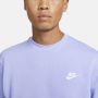 Nike Sportswear Club Fleece Shirt met ronde hals Paars - Thumbnail 5