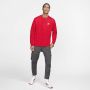 Nike Sportswear Club Fleece Herentop met ronde hals Rood - Thumbnail 6