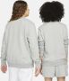 Nike Witte Crewneck Sweatshirt voor Vrouwen Comfortabel en Stijlvol Grijs Dames - Thumbnail 4