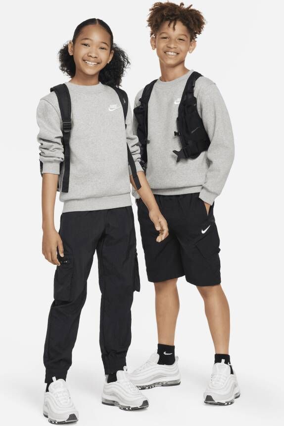 Nike Sportswear Club Fleece sweatshirt voor kids Grijs - Foto 4