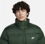 Nike Sportswear Club gewatteerd herenjack Groen - Thumbnail 2