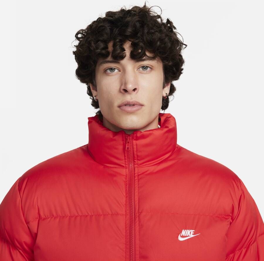 Nike Sportswear Club gewatteerd herenjack Rood