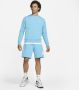 Nike Sportswear Club Herenshirt van sweatstof met ronde hals Blauw - Thumbnail 5